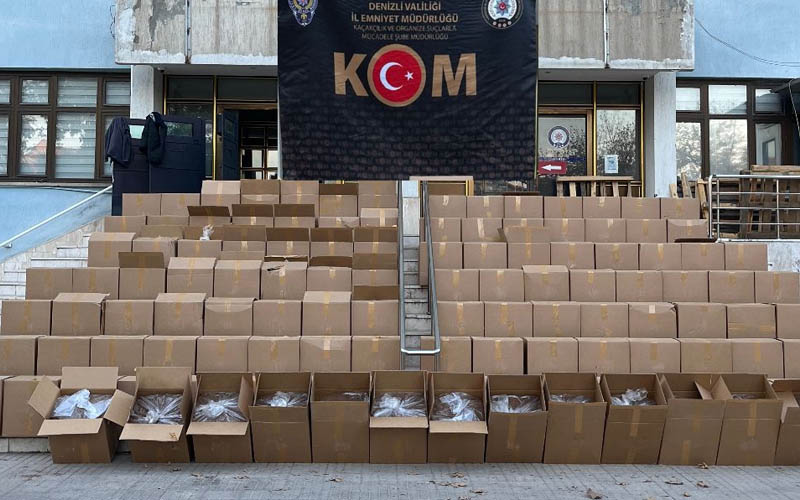 2 bin 400 kilo kaçak tütün ele geçirildi