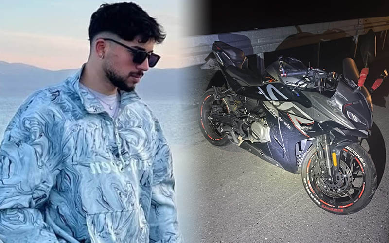 Motosikletiyle refüje çarptı, hayatını kaybetti