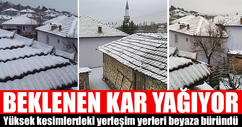 D20Haber - Denizli Haberleri – Beklenen kar yağıyor, yüksek ...