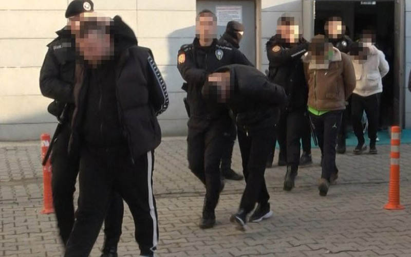 Suç örgütü operasyonunda 24 tutuklama