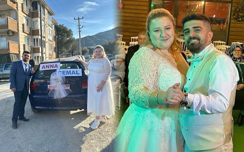 Rus geline Türk usulü düğün yapıldı