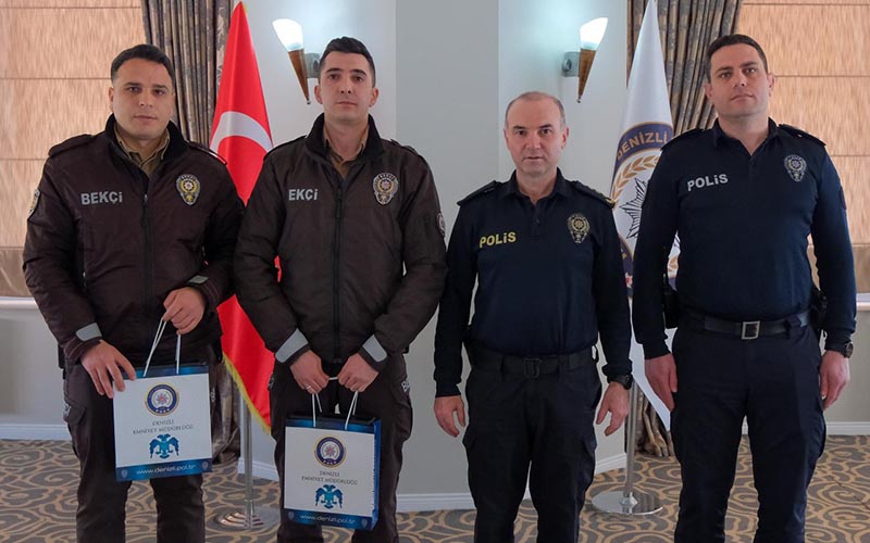 Firari hükümlüyü yakalayan bekçiler ödüllendirildi
