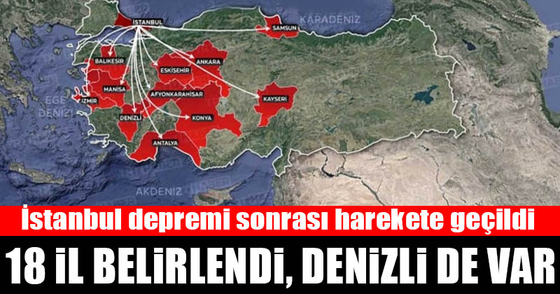 D20Haber - Denizli Haberleri – AFAD İstanbul depreminin ardından 18 il ...
