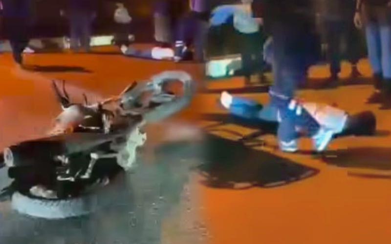 İki motosikletin çarpıştığı kazada 4 kişi yaralandı