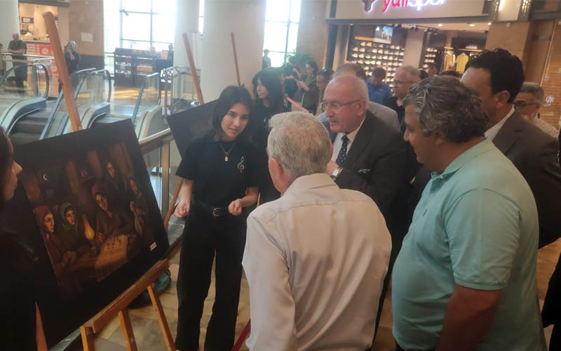 Milli Mücadelede Denizli resim sergisi açıldı