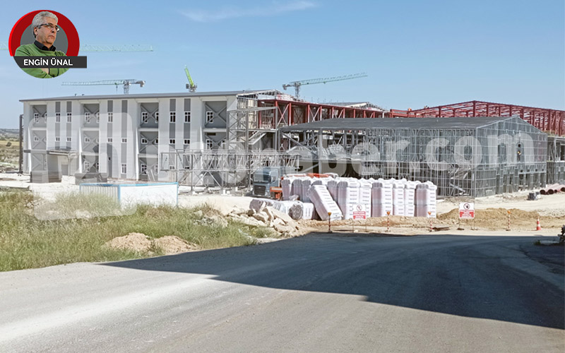 Denizli Devlet Hastanesinin taşınacağı yeni hastanenin inşaatında son durum