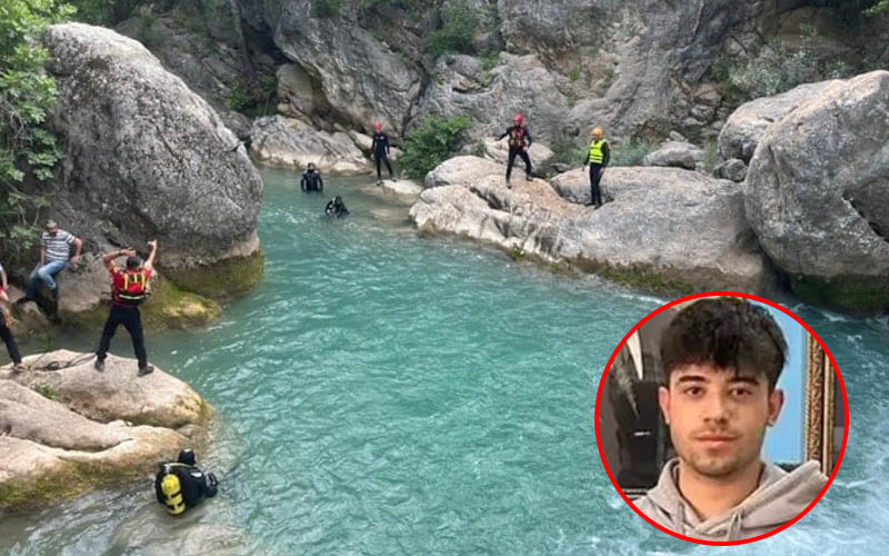 Üniversite öğrencisi kanyonda suya düşerek hayatını kaybetti