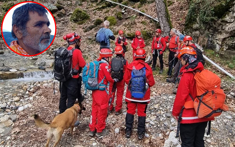 Kayıp kişiyi arama çalışmalarında 6. güne girildi
