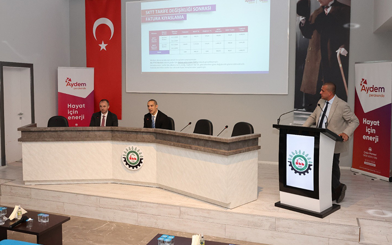 Denizli OSB’de sanayicilere enerji sektöründeki gelişmeler anlatıldı