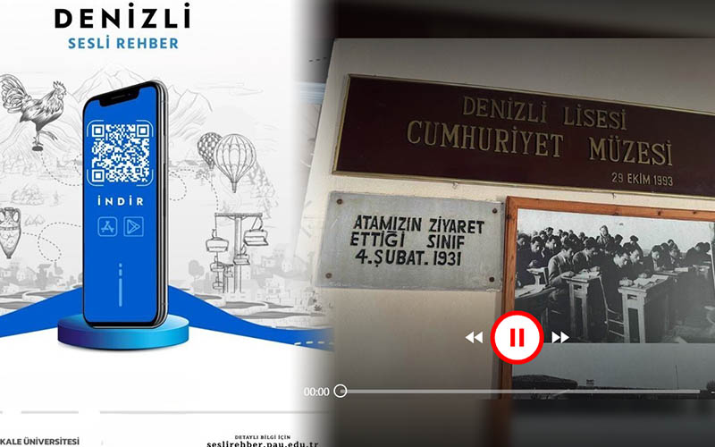 Denizli sesli rehber uygulaması hayata geçirildi