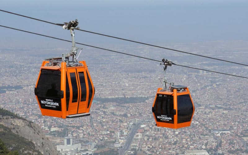 Teleferikte facia teğet geçmiş: Çelik halatlarda 337 kırık