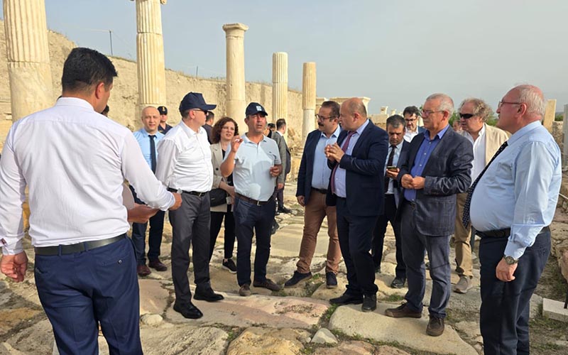 Kültür ve Turizm Bakan Yardımcısından antik kentlere ziyaret