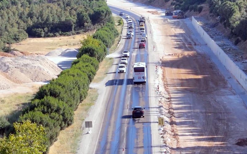 Denizli-Antalya karayolunda yeni bir çalışma daha başladı