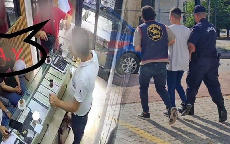 Girdiği 2 evden 1 milyon liralık ziynet eşyası çalan hırsız yakalandı