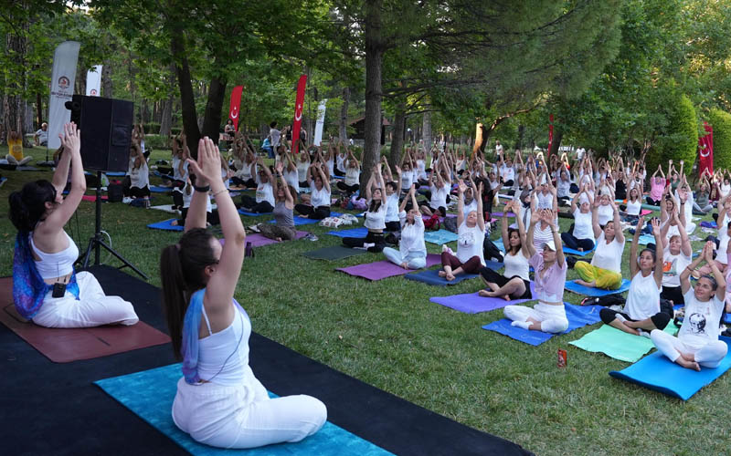 Yoga etkinliği yapıldı