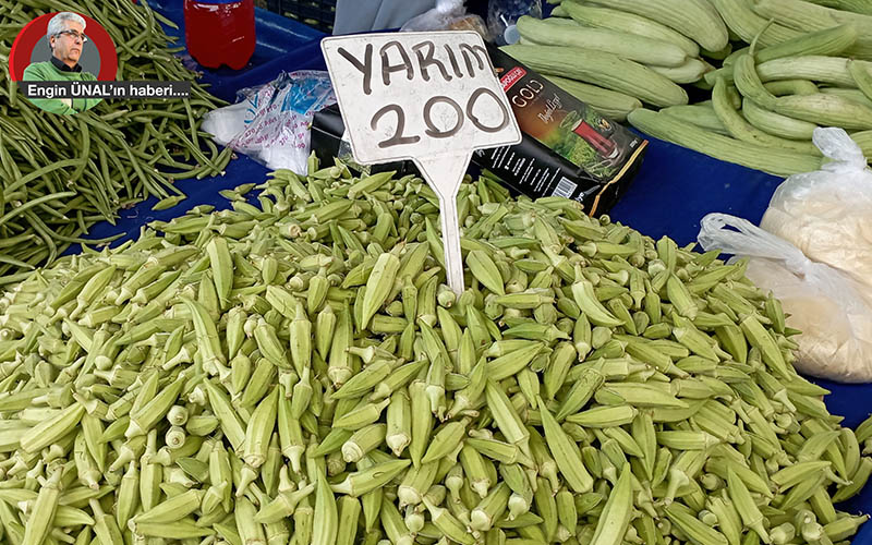 Manavlar artık yarım kilo fiyatını yazıyor