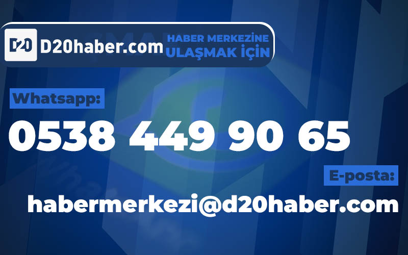 D20haber.com’a WhatsApp üzerinden ulaşın