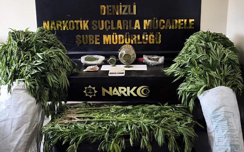 Hint keneviri ve esrar ele geçirildi