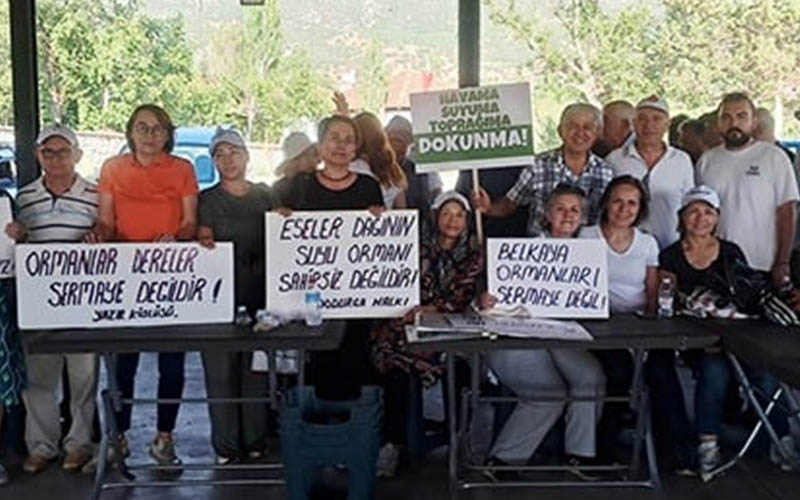 Denizli’de çevrecilerden ve köylülerden Torba Yasa teklifine tepki