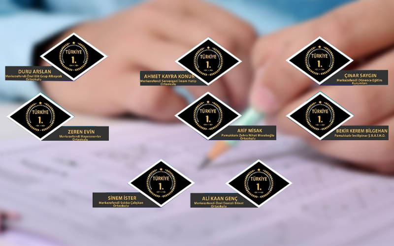 LGS’de tarihi başarı Denizli 8 Türkiye birincisi çıkardı