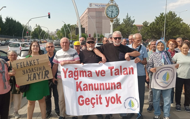 Maden Yasası’na karşı eyleme Denizli desteği