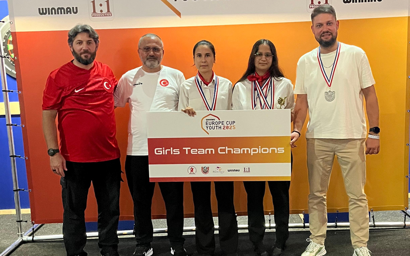 Denizlili sporcular öne çıktı, milli takım dartta Avrupa şampiyonu oldu
