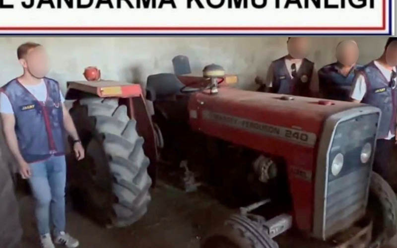 Denizli’den çalınan traktör Söke’de bulundu