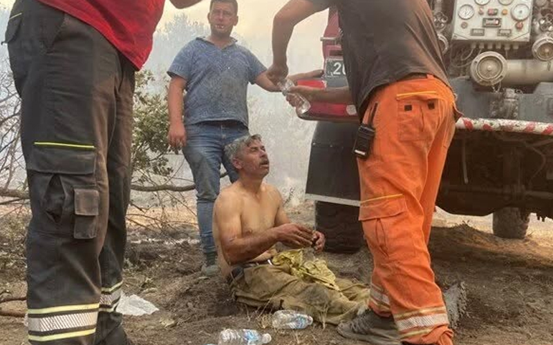 Denizlili yaralı orman işçisi Kader Dereli, yoğun bakıma alındı