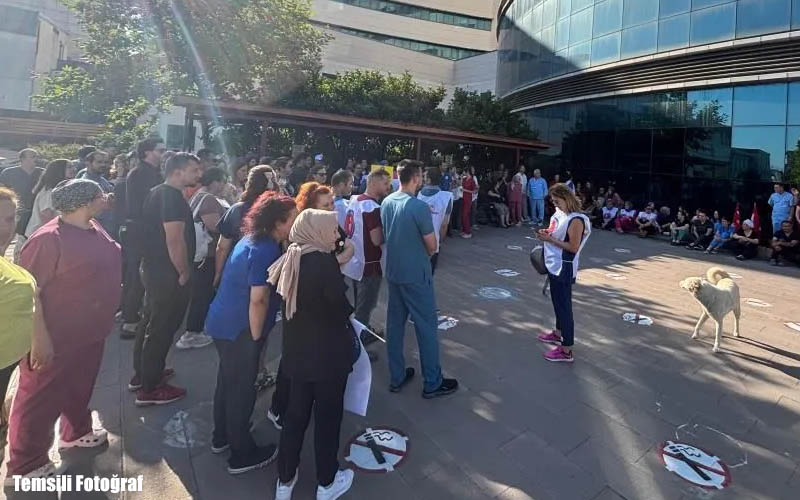 Sağlık çalışanları eylemde