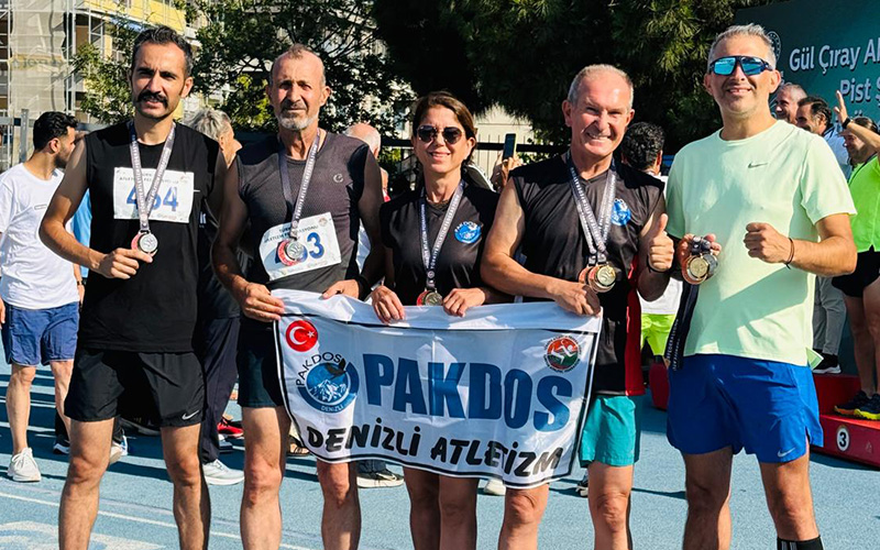 PAKDOS’lu atletler, Türkiye Şampiyonası’nda madalyaları topladı