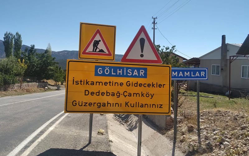 Çameli-Gölhisar karayolu trafiğe kapatıldı