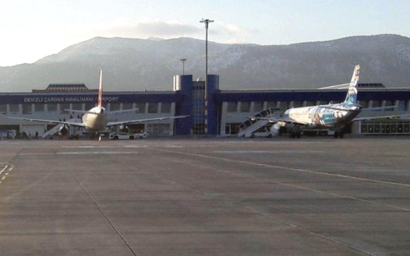 Çardak Havalimanı’ndan ağustosta 39 bin 957 yolcu taşındı
