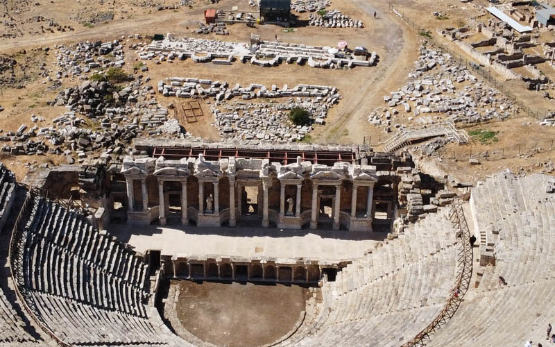 Pamukkale Hierapolis en fazla turist çeken ikinci ören yeri oldu