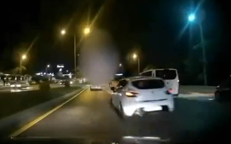 Trafikte makas atan sürücüye para cezası