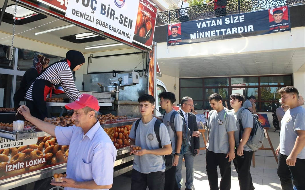 Orman şehitleri için lokma hayrı yapıldı
