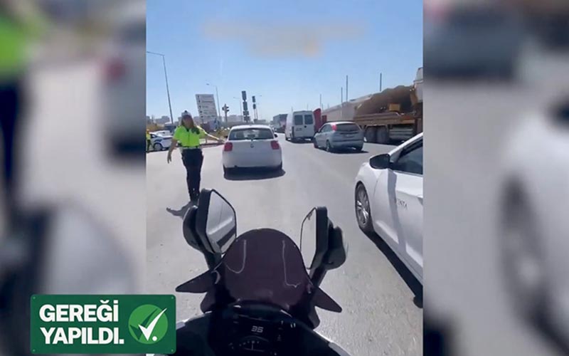 Dur ihtarına uymayan sürücüye ağır cezalar