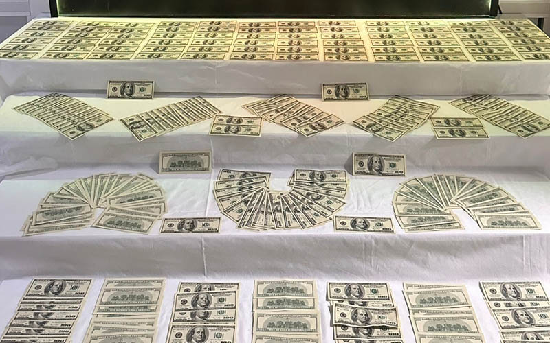 Sahte 35 bin dolar ele geçirildi