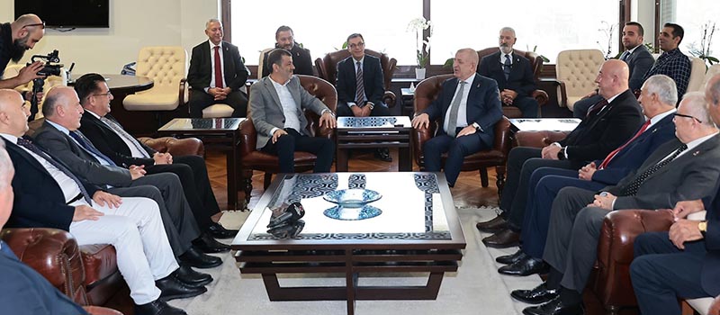 Zafer Partisi Genel Başkanı Ümit Özdağ, DBB Başkanı Çavuşoğlu’nu ziyaret etti