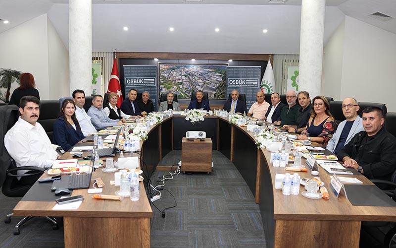 OSBÜK bölge müdürleri komisyon toplantısı Denizli OSB’de yapıldı