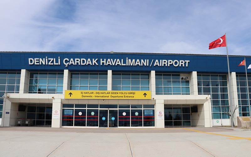 Çardak Havalimanı’ndan ekimde 37 bin 644 yolcu taşındı