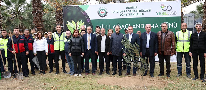 Denizli OSB’de ağaçlandırma