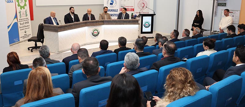 Denizli OSB’de Yapay Zeka ile Sanayide Dönüşüm paneli düzenlendi