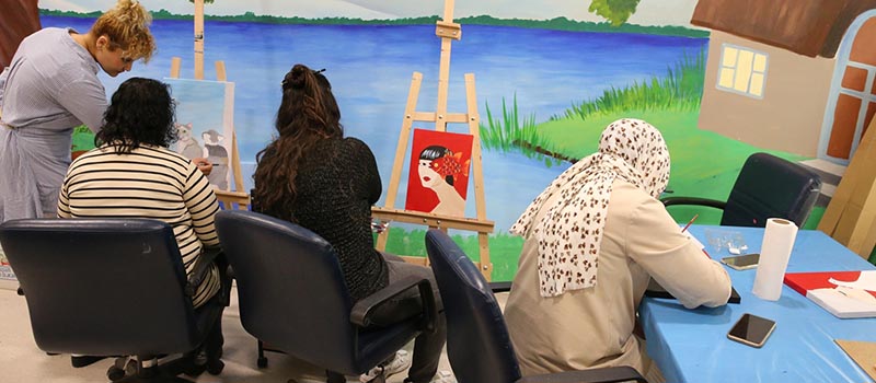 Denizli’de psikiyatri hastaları sanatla rehabilite ediliyor