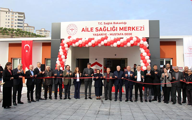 Yaşariye-Mustafa Dede Aile Sağlığı Merkezi açıldı
