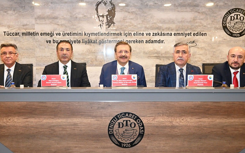 Hisarcıklıoğlu’ndan DTO’ya ziyaret