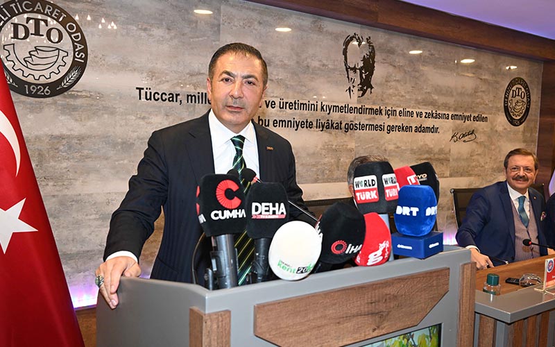 TOBB Başkanı Hisarcıklıoğlu’ndan DTO Başkanı Erdoğan’a övgü dolu sözler