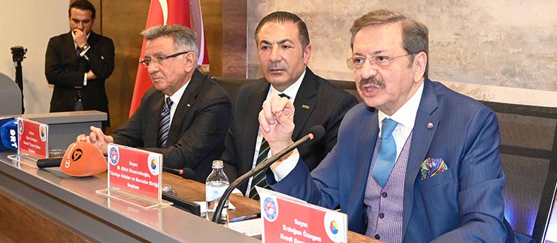 Denizli TOBB Başkanı Hisarcıklıoğlu, DTO ziyaret