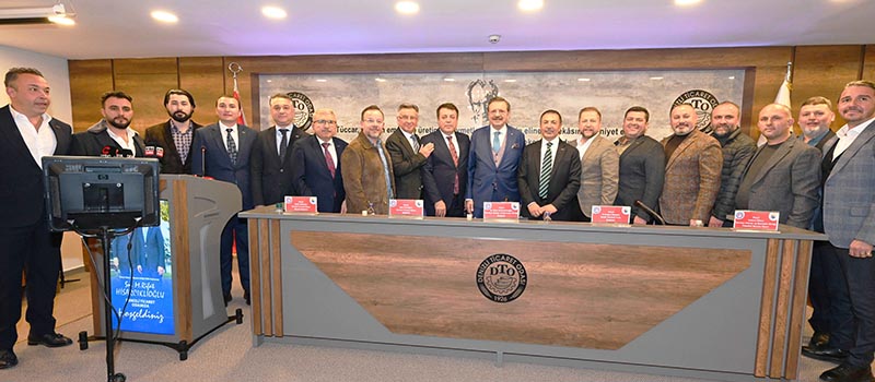 Denizli TOBB Başkanı Hisarcıklıoğlu, DTO ziyaret
