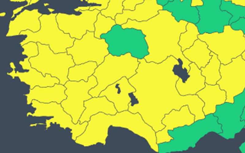 Sarı kodla uyarı: Fırtına, yağmur, kar hepsi bir arada