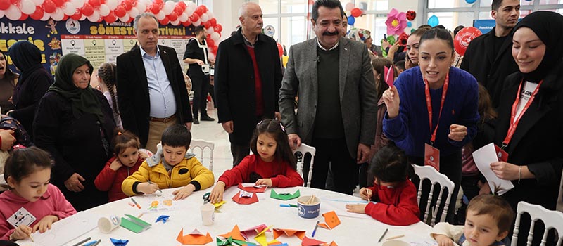Denizli Pamukkale’de Sömestir Festivali coşkusu